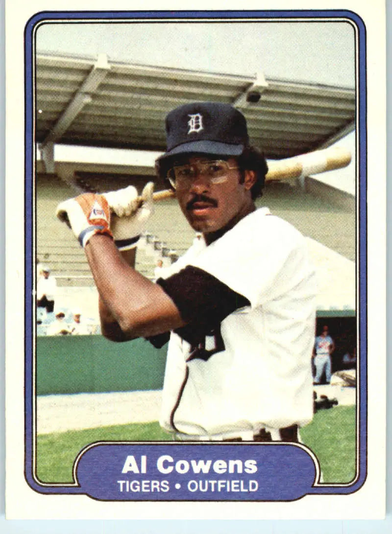 1982 Fleer #266 Al Cowens EX Excellent Detroit Tigers Baseball Card - Baseball Card Single