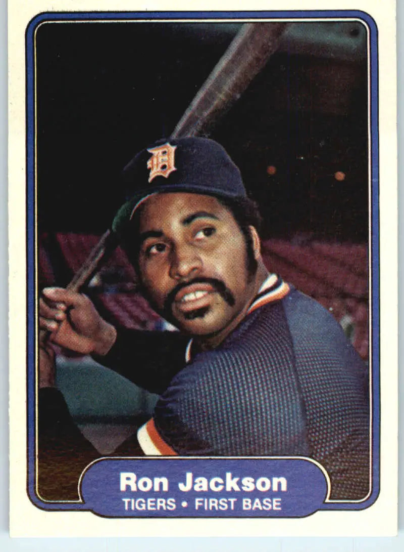 1982 Fleer #269 Ron Jackson EX Excellent Detroit Tigers Baseball Card - Baseball Card Single