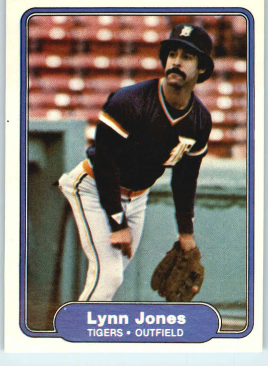 1982 Fleer #270 Lynn Jones EX Excellent Detroit Tigers Baseball Card - Baseball Card Single