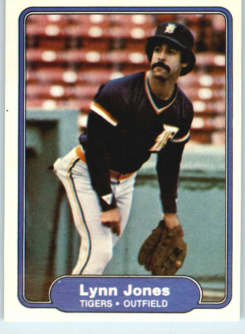 1982 Fleer #270 Lynn Jones EX Excellent Detroit Tigers Baseball Card - Baseball Card Single