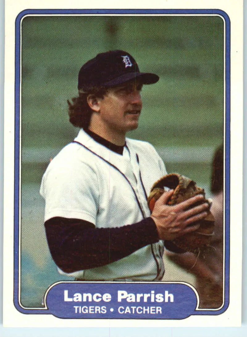 1982 Fleer #276 Lance Parrish EX Excellent Detroit Tigers Baseball Card - Baseball Card Single