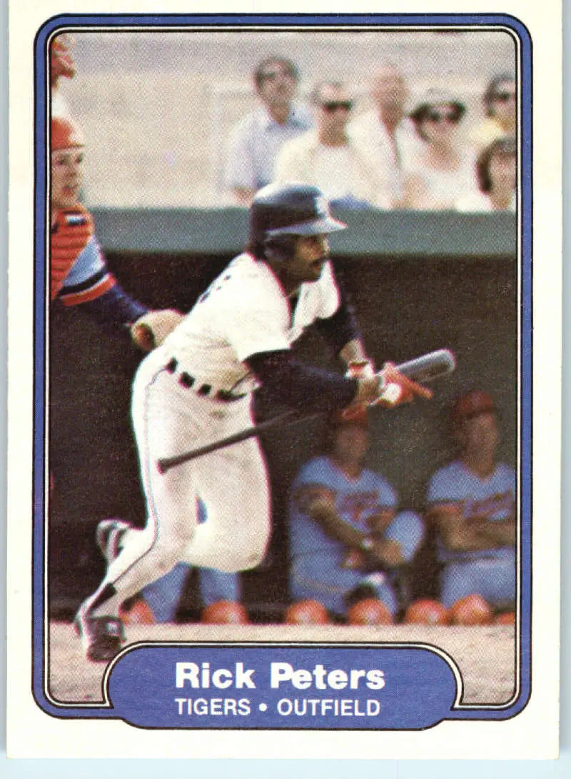 1982 Fleer #277 Rick Peters EX Excellent Detroit Tigers Baseball Card - Baseball Card Single