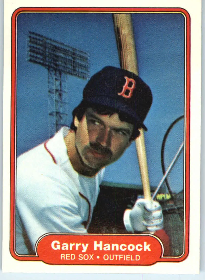 1982 Fleer #295 Garry Hancock EX Excellent Boston Red Sox Baseball Card - Baseball Card Single