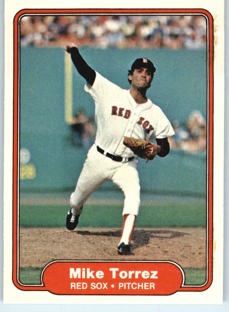 1982 Fleer #310 Mike Torrez EX Excellent Boston Red Sox Baseball Card - Baseball Card Single