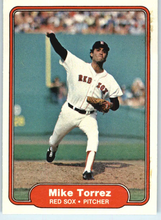 1982 Fleer #310 Mike Torrez EX Excellent Boston Red Sox Baseball Card - Baseball Card Single