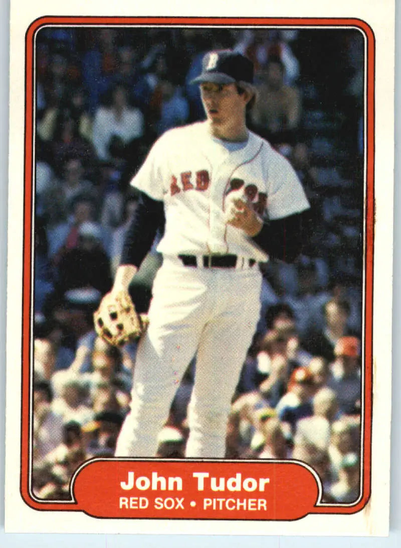 1982 Fleer #311 John Tudor EX Excellent Boston Red Sox Baseball Card - Baseball Card Single