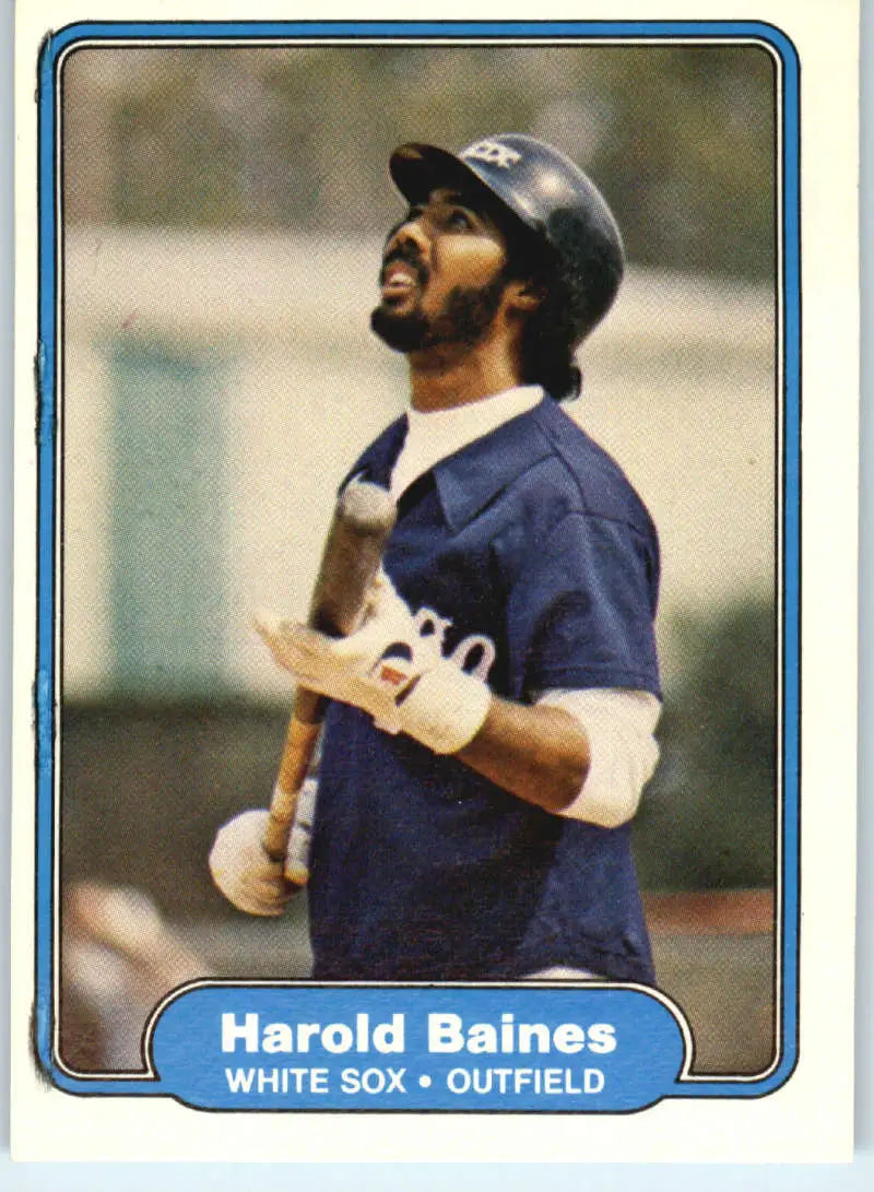 1982 Fleer #336 Harold Baines EX Excellent Chicago White Sox Baseball Card - Baseball Card Single