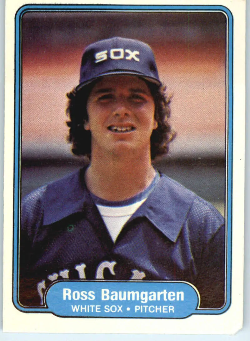 1982 Fleer #337 Ross Baumgarten EX Excellent Chicago White Sox Baseball Card - Baseball Card Single