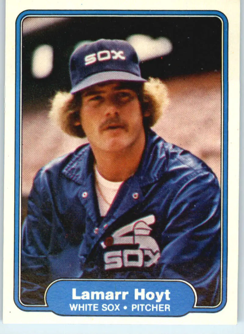 1982 Fleer #345 LaMarr Hoyt EX Excellent Chicago White Sox Baseball Card - Baseball Card Single