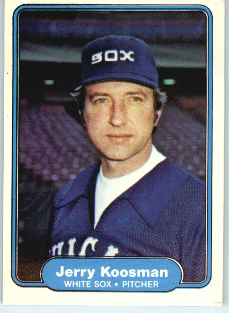 1982 Fleer #347 Jerry Koosman EX Excellent Chicago White Sox Baseball Card - Baseball Card Single