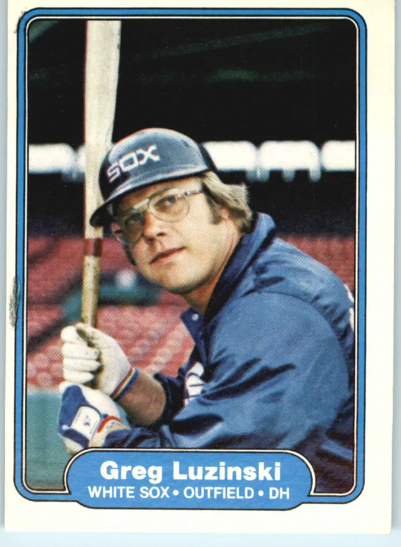 1982 Fleer #352 Greg Luzinski EX Excellent Chicago White Sox Baseball Card - Baseball Card Single