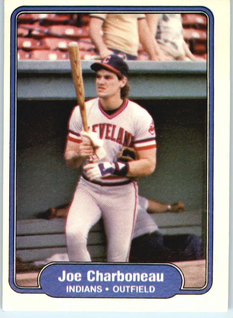1982 Fleer #362 Joe Charboneau EX Excellent Cleveland Indians Baseball Card - Baseball Card Single
