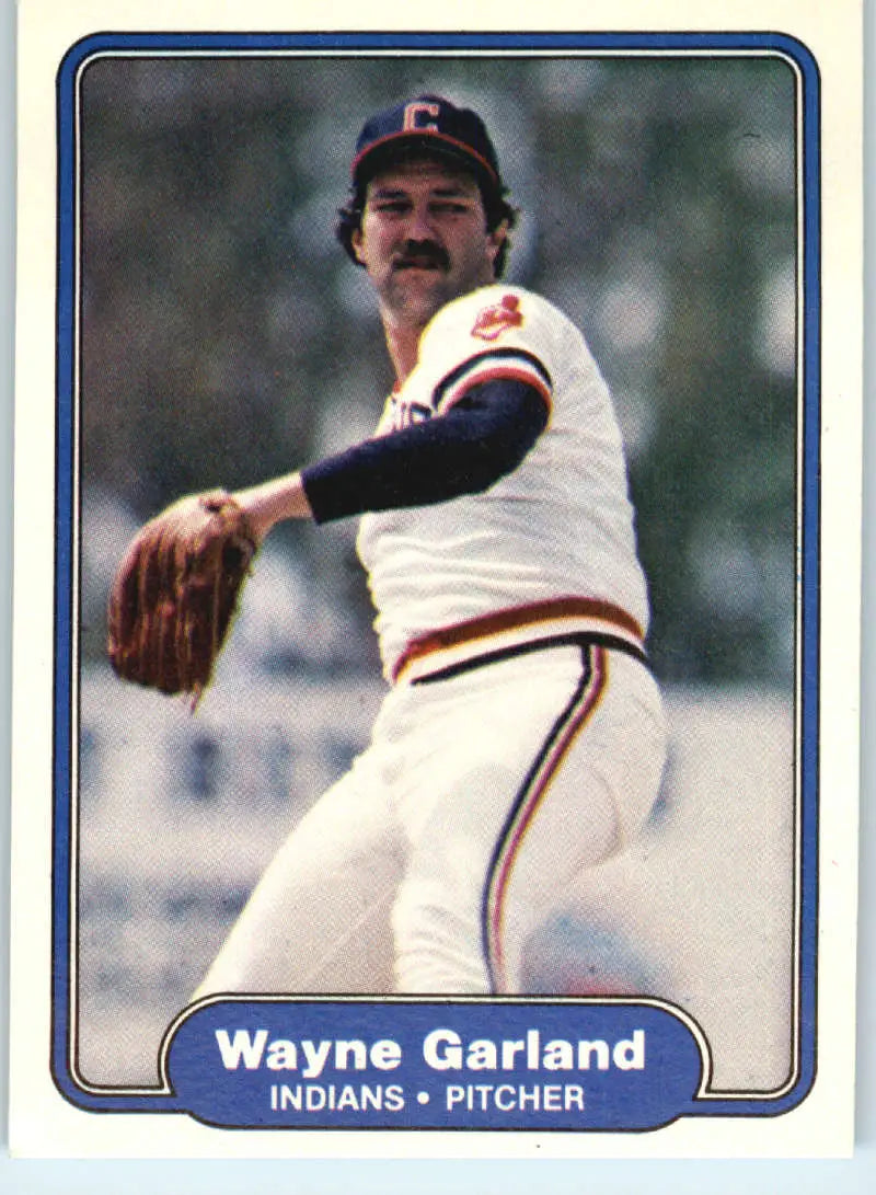 1982 Fleer #367 Wayne Garland EX Excellent Cleveland Indians Baseball Card - Baseball Card Single