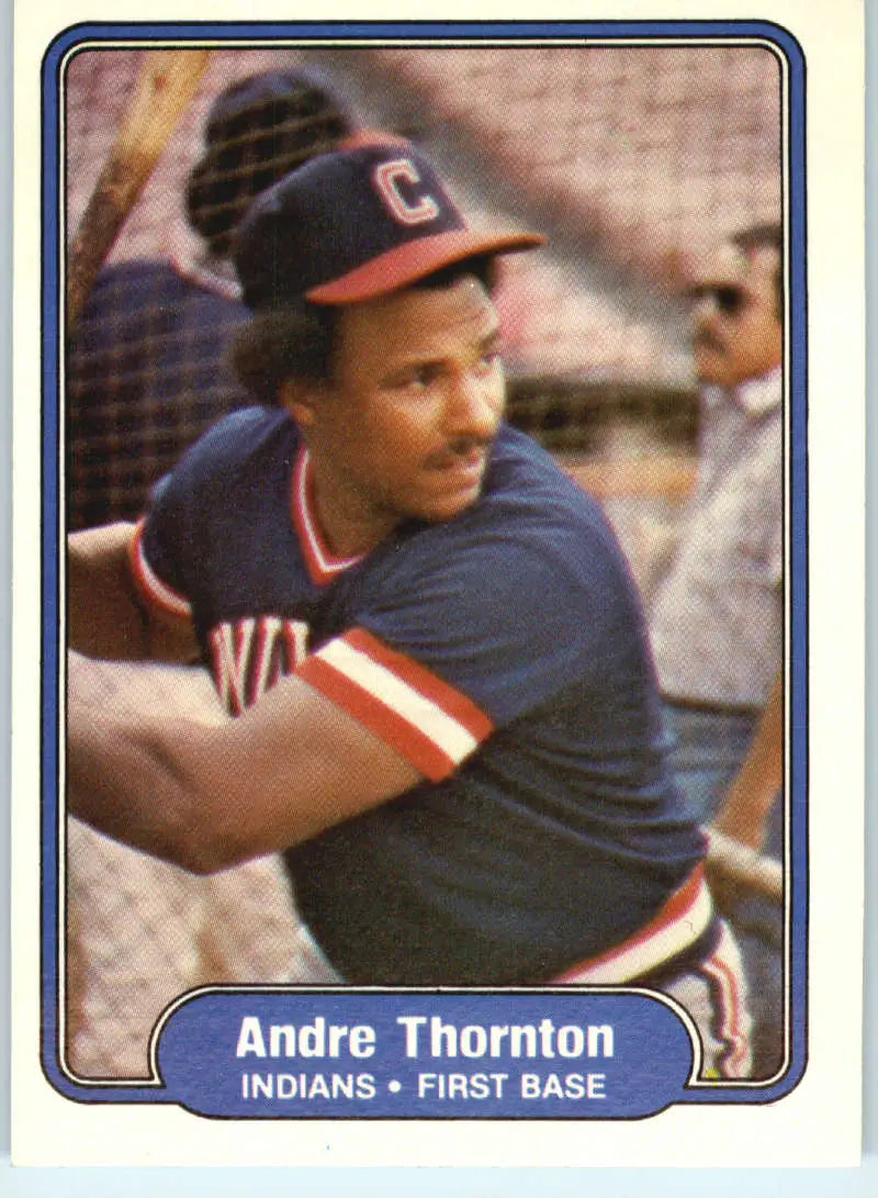 1982 Fleer #380 Andre Thornton EX Excellent Cleveland Indians Baseball Card - Baseball Card Single