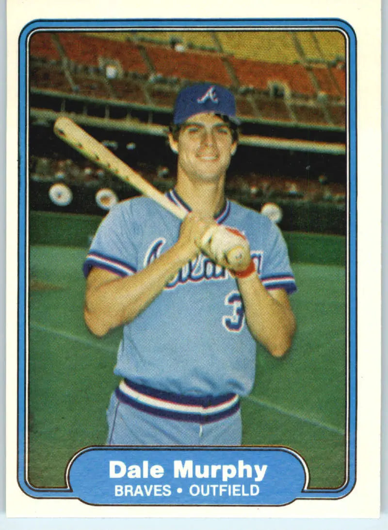 1982 Fleer #443 Dale Murphy EX Excellent Atlanta Braves Baseball Card - Baseball Card Single