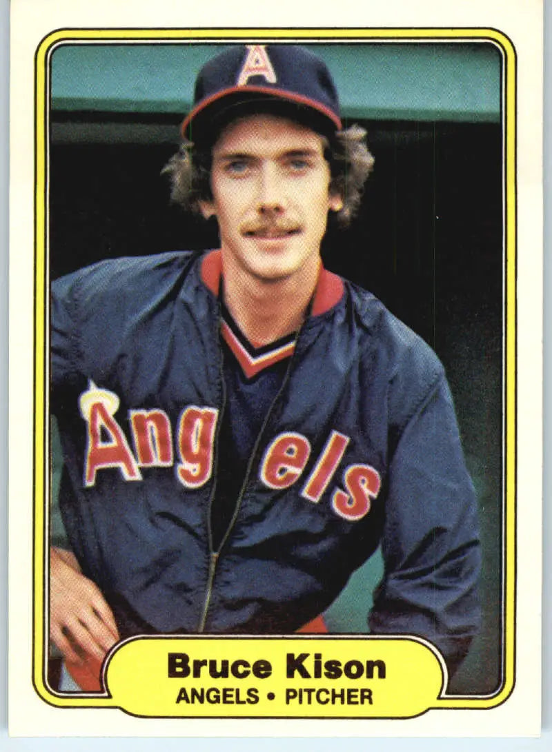 1982 Fleer #467 Bruce Kison EX Excellent California Angels Baseball Card - Baseball Card Single