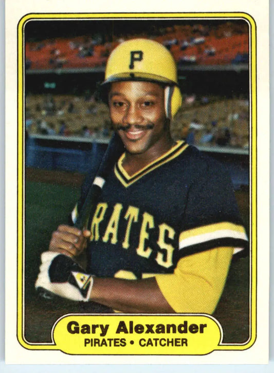 1982 Fleer #475 Gary Alexander EX Excellent Pittsburgh Pirates Baseball Card - Baseball Card Single