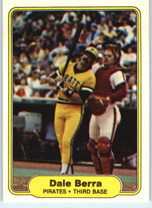 1982 Fleer #476 Dale Berra EX Excellent Pittsburgh Pirates Baseball Card - Baseball Card Single