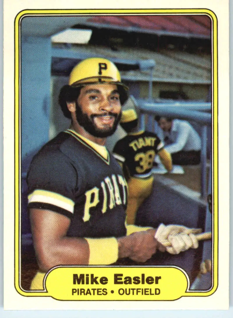 1982 Fleer #481 Mike Easler EX Excellent Pittsburgh Pirates Baseball Card - Baseball Card Single