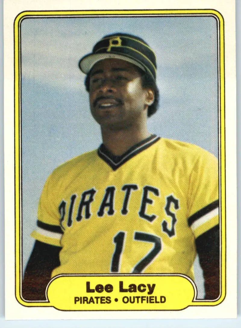 1982 Fleer #483 Lee Lacy EX Excellent Pittsburgh Pirates Baseball Card - Baseball Card Single