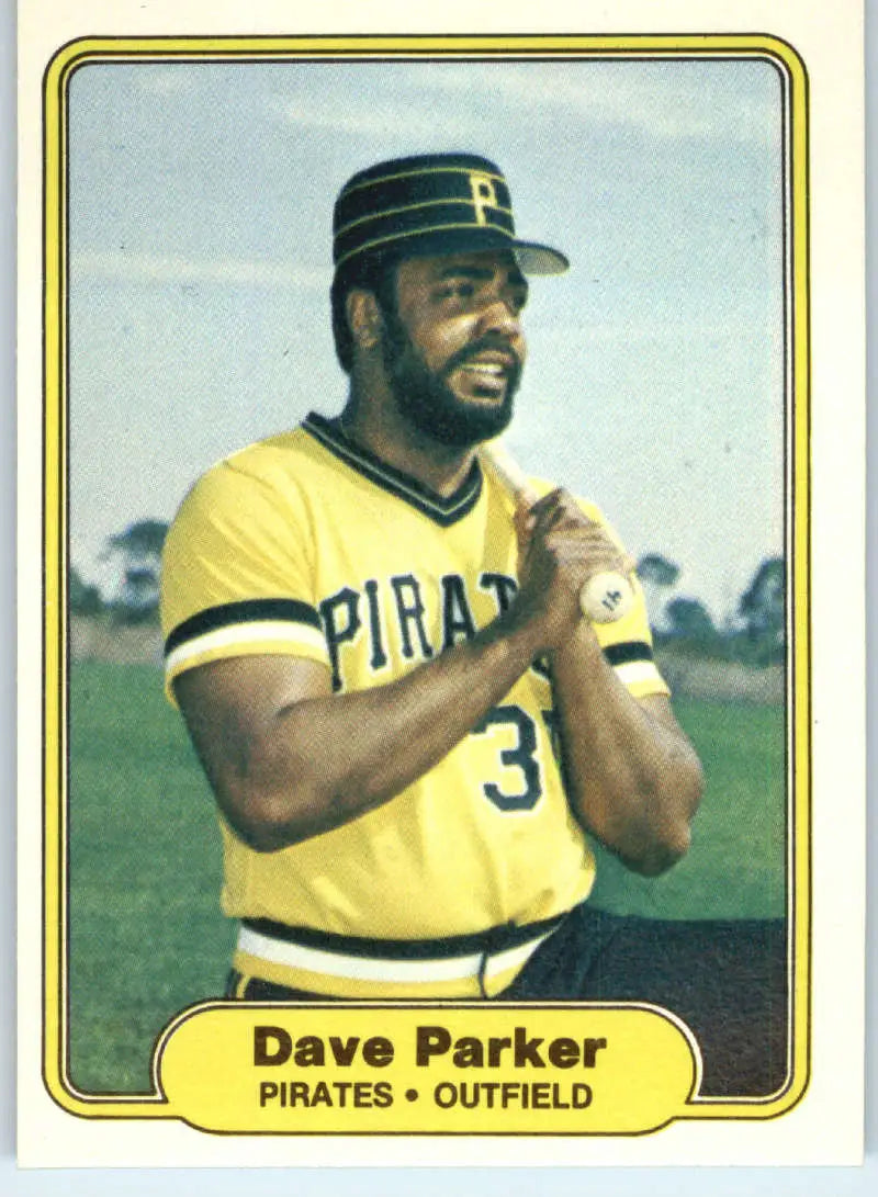1982 Fleer #489 Dave Parker EX Excellent Pittsburgh Pirates Baseball Card - Baseball Card Single