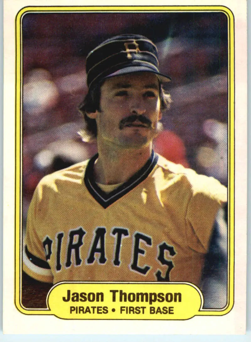 1982 Fleer #501 Jason Thompson EX Excellent Pittsburgh Pirates Baseball Card - Baseball Card Single