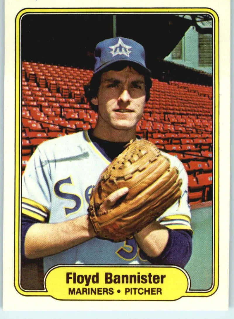 1982 Fleer #504 Floyd Bannister EX Excellent Seattle Mariners Baseball Card - Baseball Card Single