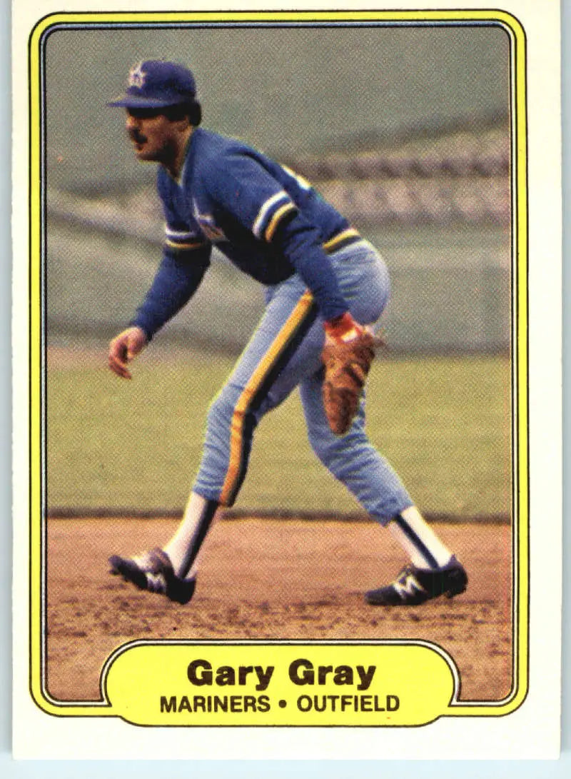 1982 Fleer #511 Gary Gray EX Excellent Seattle Mariners Baseball Card - Baseball Card Single