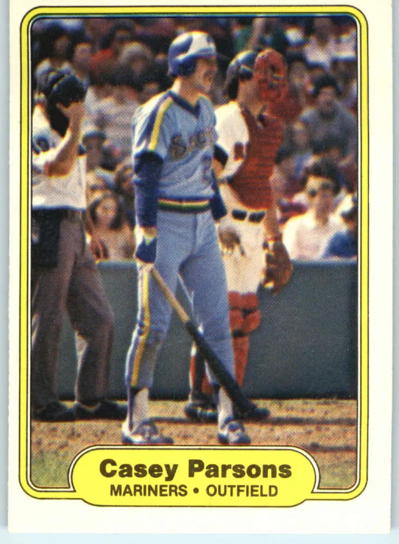 1982 Fleer #515 Casey Parsons EX Excellent Seattle Mariners Baseball Card - Baseball Card Single