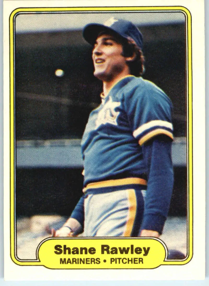 1982 Fleer #517 Shane Rawley EX Excellent Seattle Mariners Baseball Card - Baseball Card Single