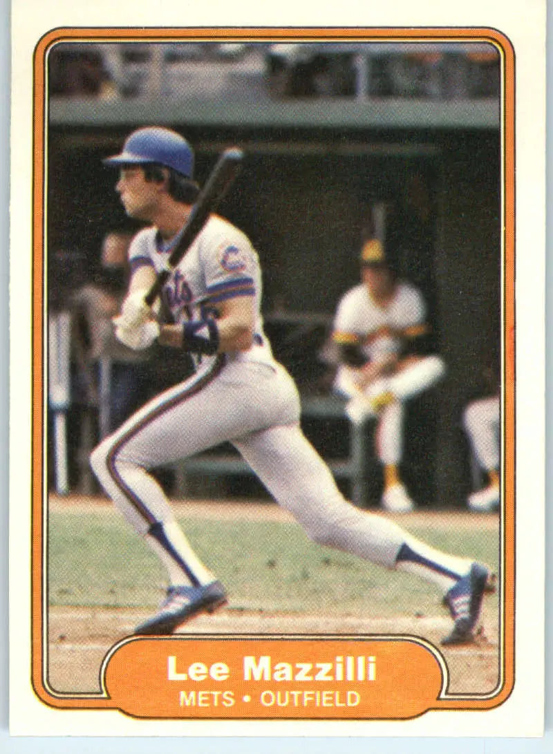1982 Fleer #533 Lee Mazzilli EX Excellent New York Mets Baseball Card - Baseball Card Single