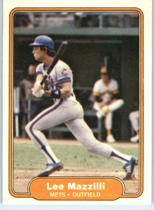 1982 Fleer #533 Lee Mazzilli EX Excellent New York Mets Baseball Card - Baseball Card Single
