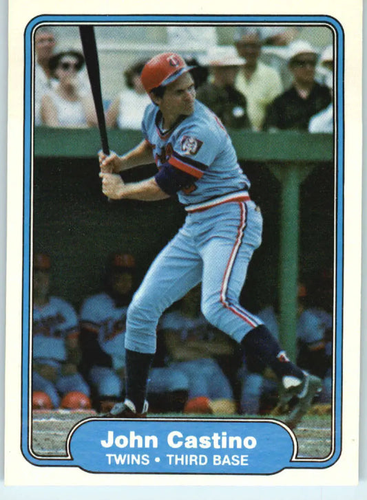 1982 Fleer #549 John Castino EX Excellent Minnesota Twins Baseball Card - Baseball Card Single