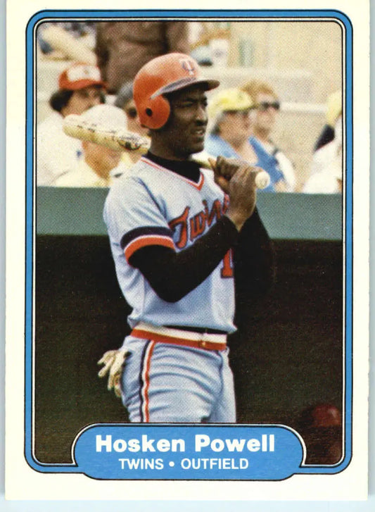 1982 Fleer #558 Hosken Powell EX Excellent Minnesota Twins Baseball Card - Baseball Card Single