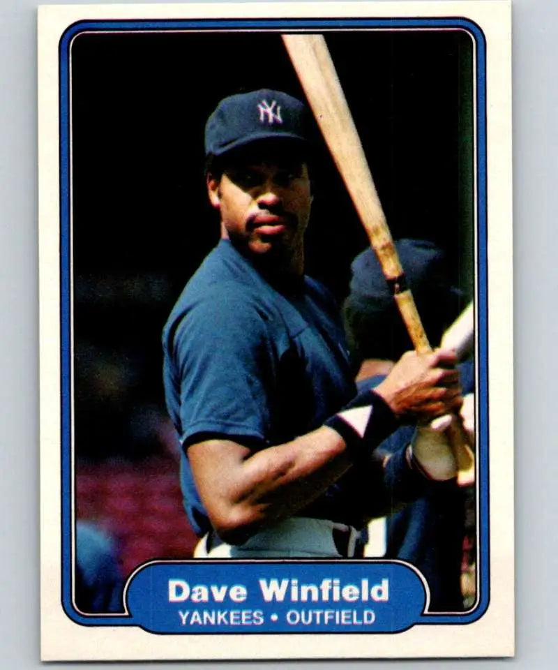 1982 Fleer #56 Dave Winfield EX Excellent New York Yankees Baseball Card - Baseball Card Single