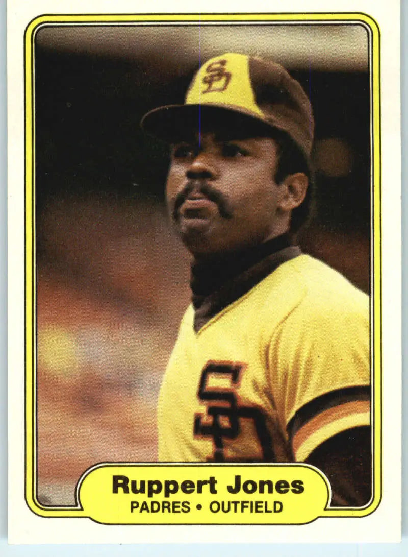 1982 Fleer #573 Ruppert Jones EX Excellent San Diego Padres Baseball Card - Baseball Card Single