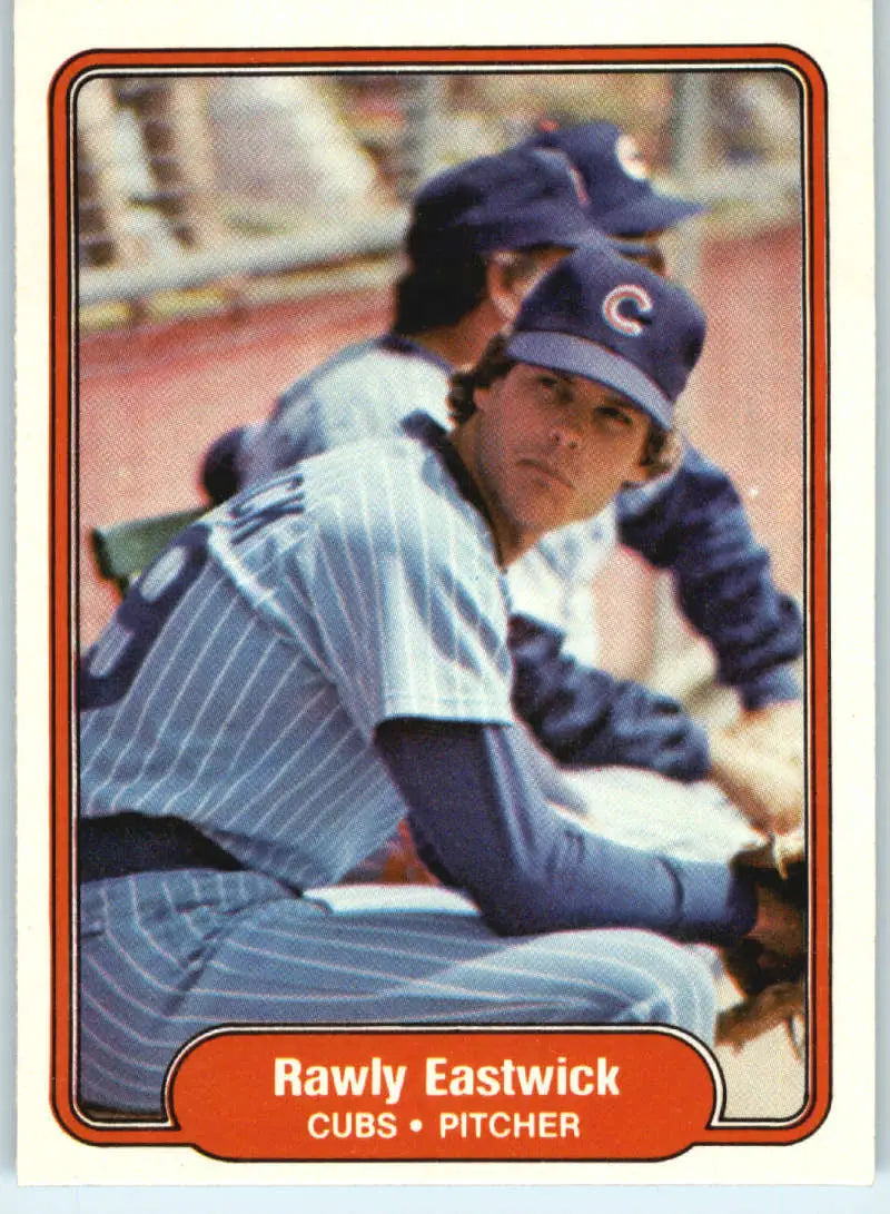 1982 Fleer #596 Rawly Eastwick EX Excellent Chicago Cubs Baseball Card - Baseball Card Single