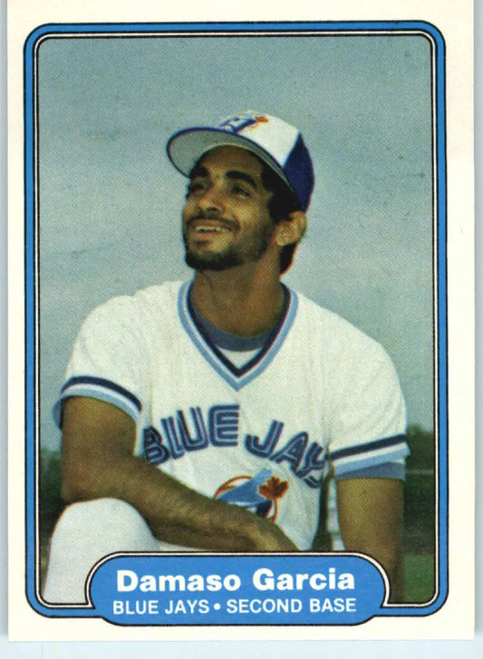 1982 Fleer #613 Damaso Garcia EX Excellent Toronto Blue Jays Baseball Card - Baseball Card Single