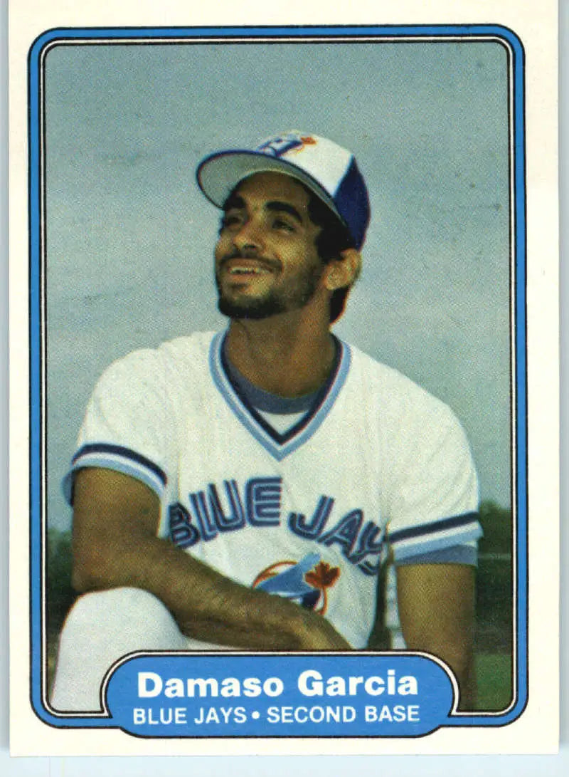 1982 Fleer #613 Damaso Garcia EX Excellent Toronto Blue Jays Baseball Card - Baseball Card Single