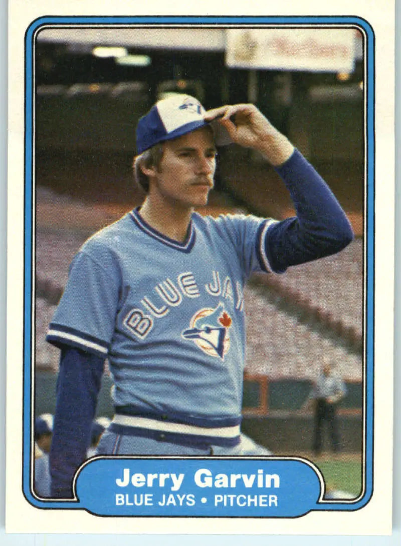 1982 Fleer #614 Jerry Garvin EX Excellent Toronto Blue Jays Baseball Card - Baseball Card Single