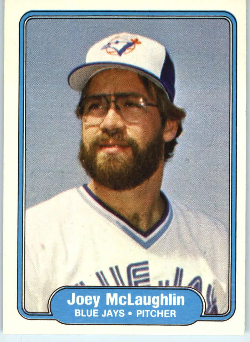 1982 Fleer #620 Joey McLaughlin EX Excellent Toronto Blue Jays Baseball Card - Baseball Card Single