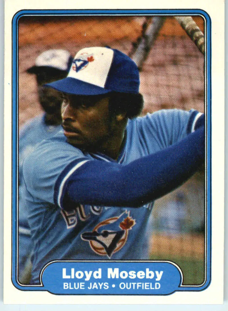1982 Fleer #621 Lloyd Moseby EX Excellent Toronto Blue Jays Baseball Card - Baseball Card Single