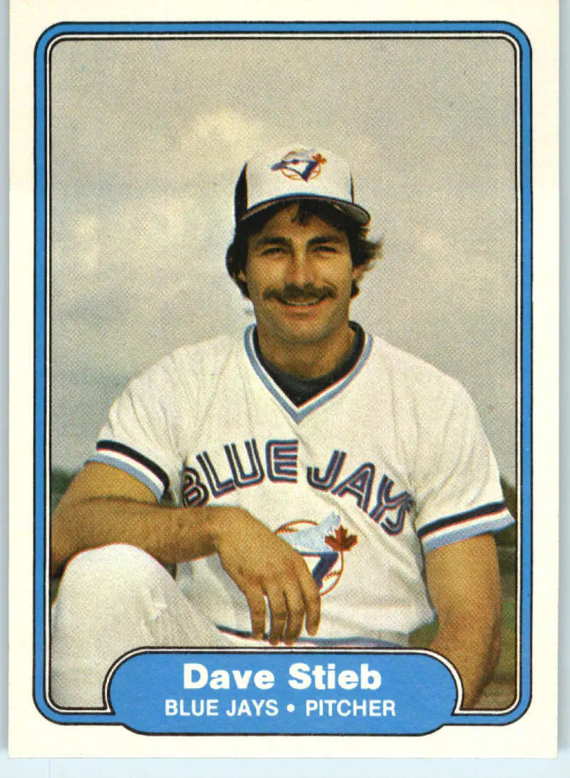 1982 Fleer #622 Dave Stieb EX Excellent Toronto Blue Jays Baseball Card - Baseball Card Single