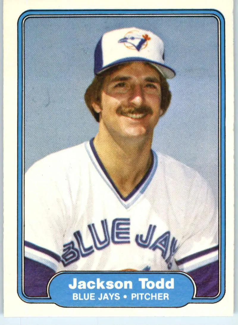 1982 Fleer #623 Jackson Todd EX Excellent Toronto Blue Jays Baseball Card - Baseball Card Single