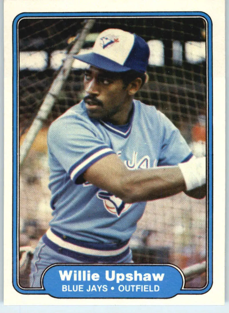 1982 Fleer #624 Willie Upshaw EX Excellent Toronto Blue Jays Baseball Card - Baseball Card Single