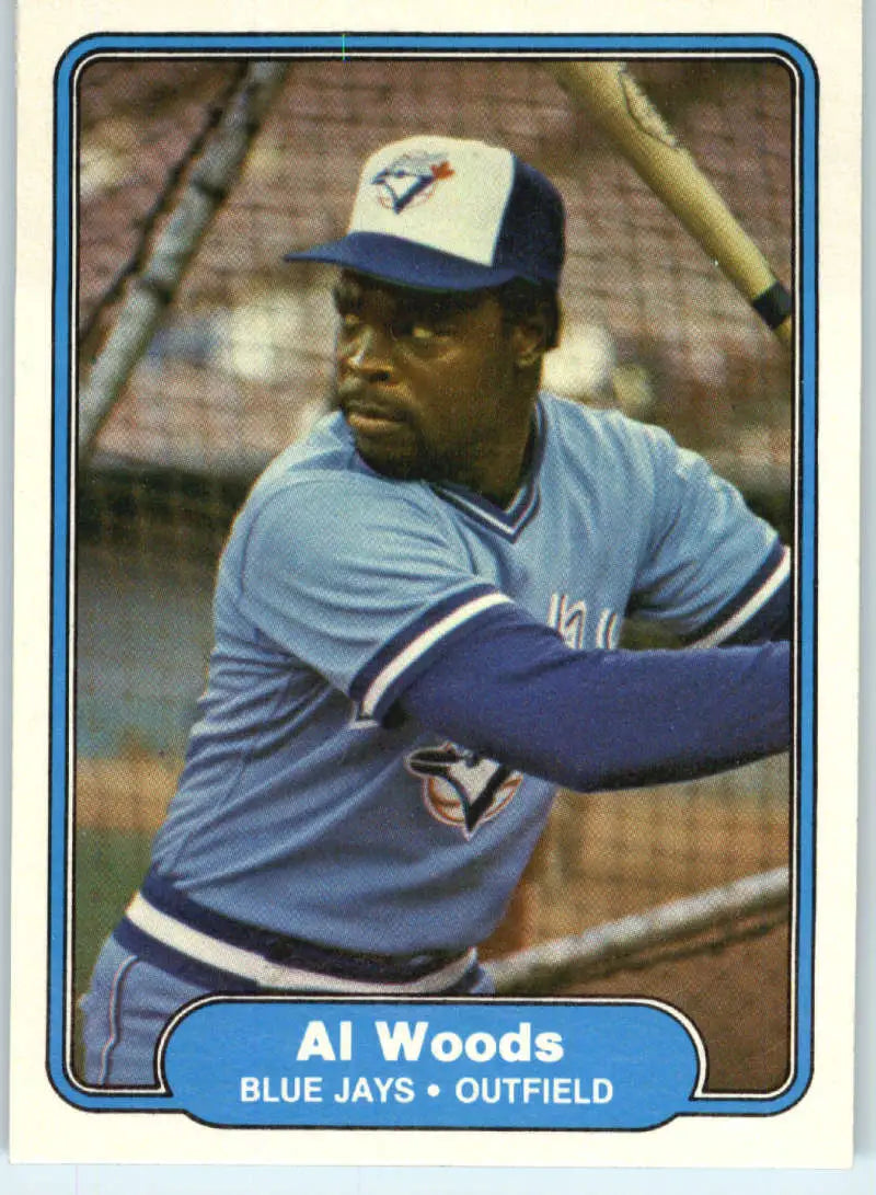 1982 Fleer #627 Alvis Woods EX Excellent Toronto Blue Jays Baseball Card - Baseball Card Single
