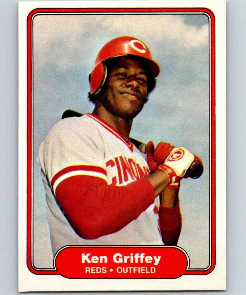 1982 Fleer #67 Ken Griffey Sr. EX Excellent Cincinnati Reds Baseball Card - Baseball Card Single