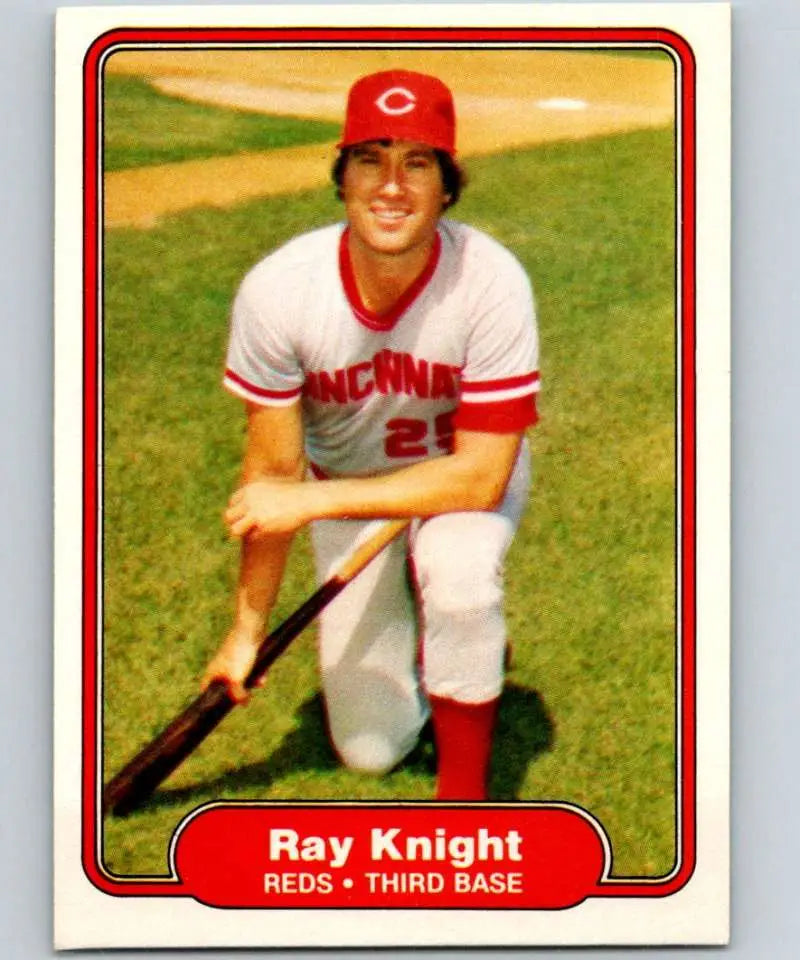 1982 Fleer #71 Ray Knight EX Excellent Cincinnati Reds Baseball Card - Baseball Card Single