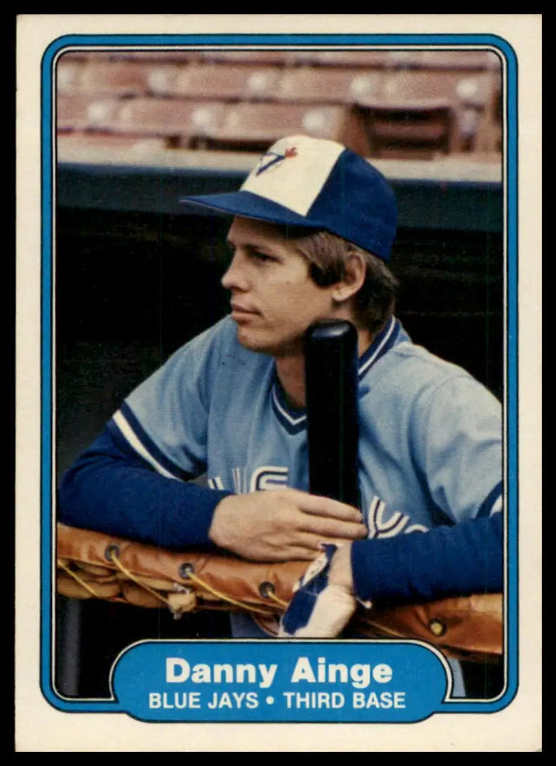 1982 Fleer Danny Ainge 608 Toronto Blue Jays NM - Baseball Card Single
