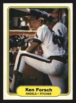 1982 Fleer Ken Forsch #459 California Angels - Baseball Card Single